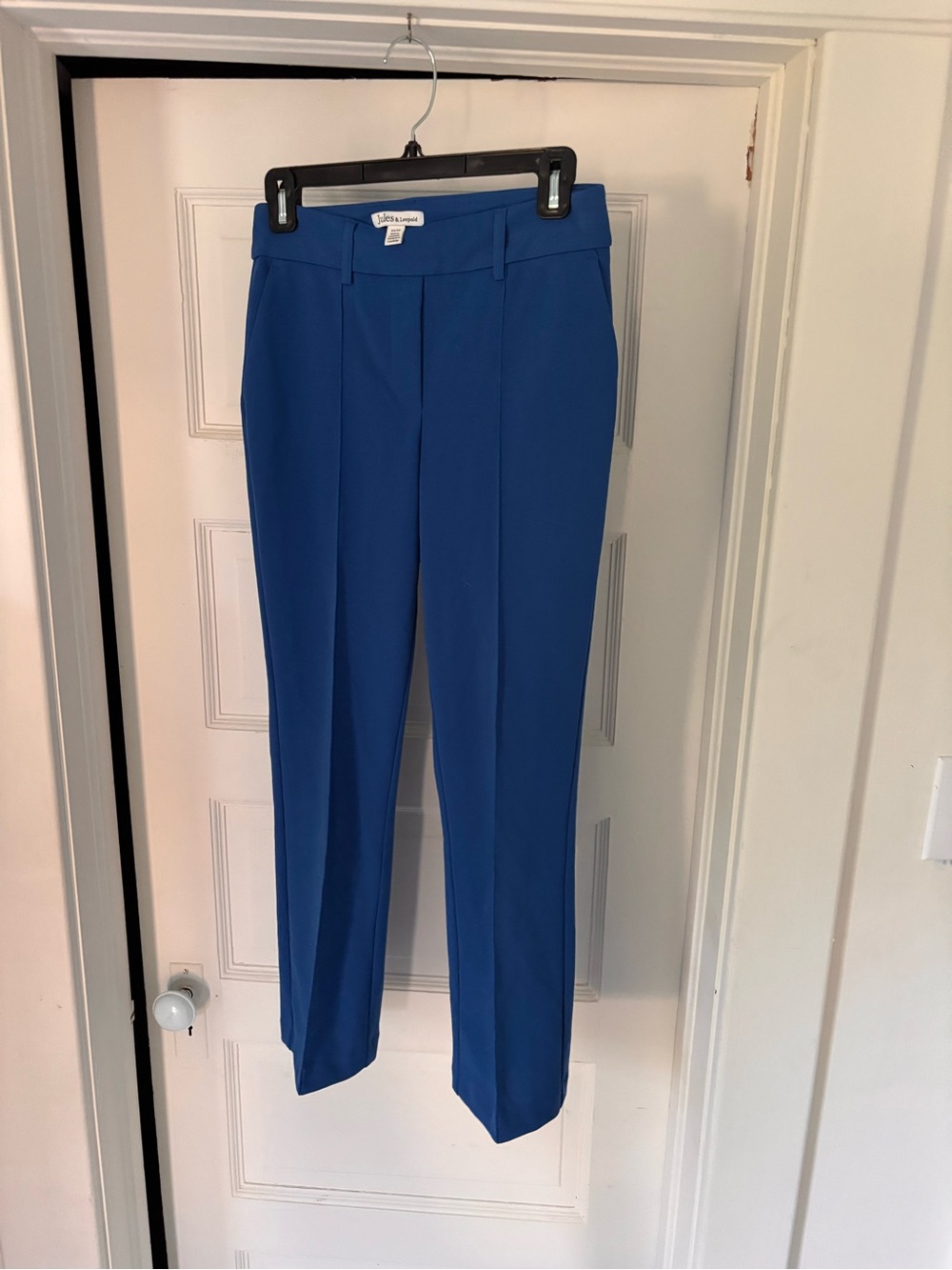 Jules & Leopold Slim Straight Dress Pants - Blue